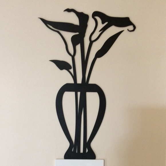 New Calla Lily Metal Art Silhouette | 13” x 20” | Made in Canada - Picture 1 of 9